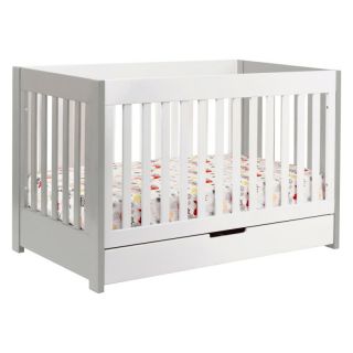 Babyletto Mercer 3 in 1 Convertible Crib Collection   Grey & White   MDB208 1