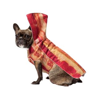 Animal Planet Bacon Pet Costume, Red, Red