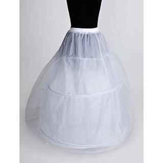 Nylon A Line Full Gown 2 Tier Floor length Slip Style/ Wedding Petticoats