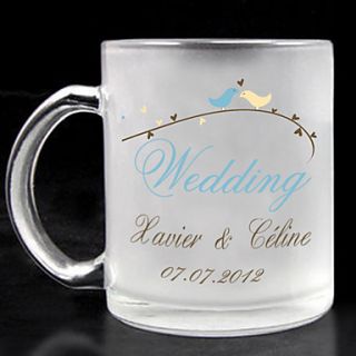 Personalized Frosted Glass   Wedding