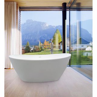 Aquatica Purescape 748m Freestanding Aquastone Bathtub