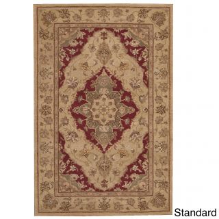Nourison Hand tufted Heritage Hall Beige/lacquer Rug