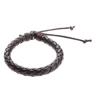 Single Color Cow Leather Cord Bracelet