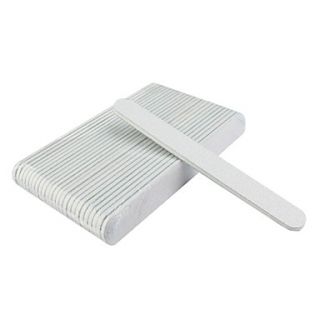 25PCS Straight Emery Nail Files(Assorted Colors)