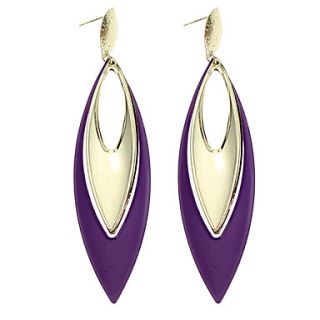 Fashion Colour Willow Leaf Earring