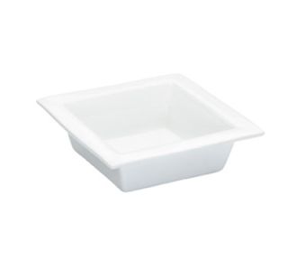 Cal Mil 84 oz Square Bowl   Oven, Microwave, Freezer and Dishwasher Safe, Bright White