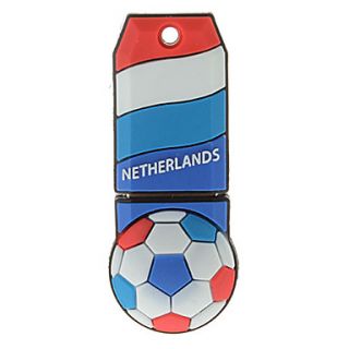 Netherland Ball Shaped Plastic USB Stick 8G
