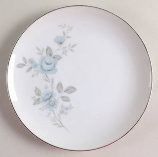Mikasa Blue Rose Salad Plate, Fine China Dinnerware   Blue Rose & Flowers On Sid