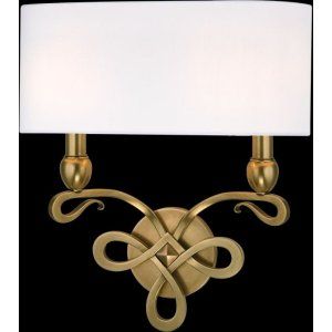 Hudson Valley HV 7212 AGB Pawling 2 Light Wall Sconce