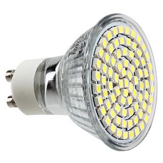GU10 3.5W 80x5050SMD 300LM 6000 6500K Natural White Light LED Spot Bulb (220 240)