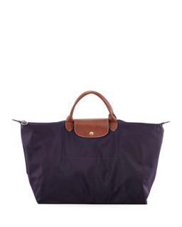 Le Pliage Large Travel Tote Bag,Purple   Longchamp