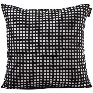 Modern Black Geometric Polyester Decorative Pillow Cover