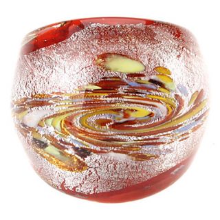 Multi Color Exotic Style Colored Glaze Ring