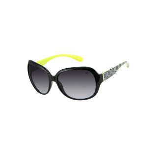 Square Sunglasses, Black, Womens