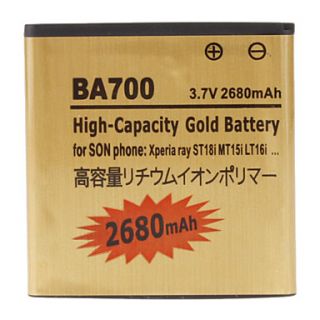 Cell Phone Battery for Sony Ericsson BA700 (3.7V, 2680 mAh)