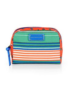 Marc by Marc Jacobs Striped Cosmetics Pouch   Aqua Lagoon