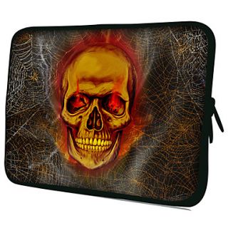 Burning of SkullPattern Nylon Material Waterproof Sleeve Case for 11/13/15 LaptopTablet