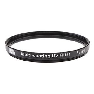 Multi coating UV Filter 58mm for Canon Nikon Sony and More