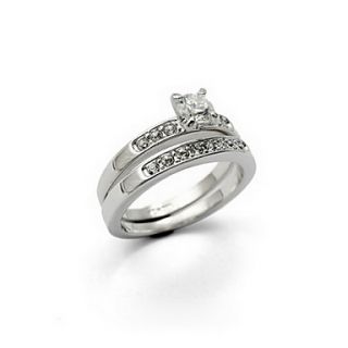 Crystal Diamond Studded Ring