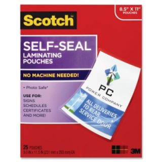 Scotch Self Sealing Laminating Pouches