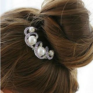 Beautiful Alloy With Imitaion Pearl/Rhinestone Womens Casual Hairpins(More Colors)
