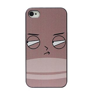 Cartoon Cute Expression Pattern Hard Case for iPhone 4/4S