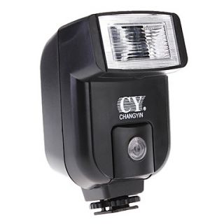 YINYAN CY 20 Small Mini Hot Shoe Flash with PC Sync Port for Canon NIKON DC DSLR