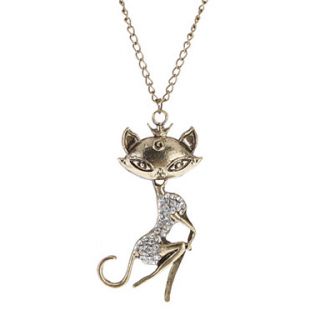 Sexy Cat Girl Alloy Necklace