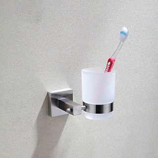 Polished Finish Stainless Steel Toothbrush Holder(Single Toothbrush tumbler)