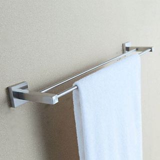 Polished Finish Stainless Steel Towel Bars with Double Towel Racks
