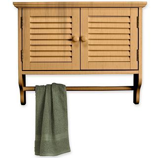Louvered Wall Cabinet