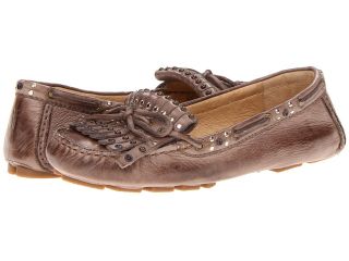 Frye Reagan Studded Kiltie Womens Slip on Shoes (Taupe)