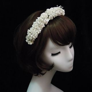 Fashion Paper With Flower Womens Headbands