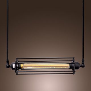 40W Retro Pendant Light with Loft Style Design Bar Light Swing