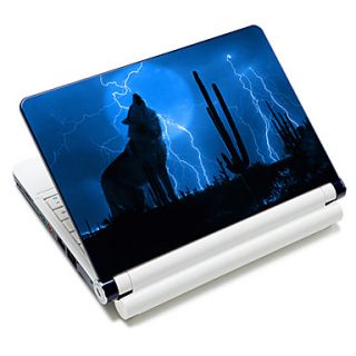 Wolf Shadow Pattern Laptop Protective Skin Sticker For 10/15 Laptop 18616(15 suitable for below 15)