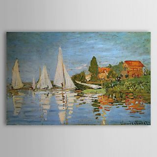 Famous Oil Painting A Regatta at Argenteuil by Claude Monet