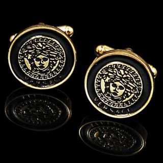 Mask Design Round Cufflinks