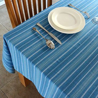 Stripe Pattern Cotton Table Cloth