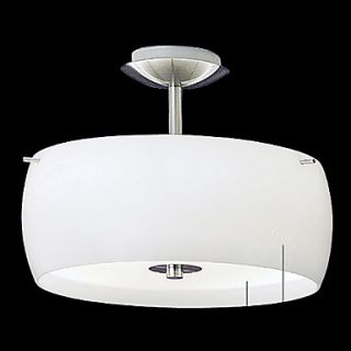 40W Modern Ceiling Light with Elegant Frosted Glass Shades Down