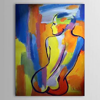 Hand Painted Oil Painting People Nude with Stretched Frame 1306 LS0286