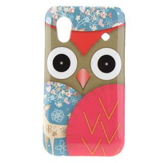 Red Owl Pattern Hard Case for Samsung Galaxy Ace S5830