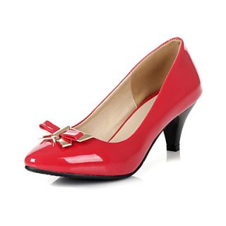 Amazing Patent Leather Stiletto Heel Pointy Toe With Bowknot Party / Evening Shoes(More Colors)
