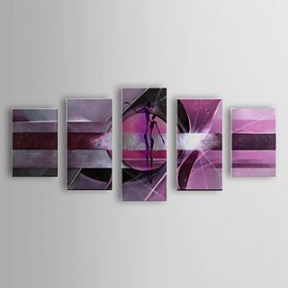 Hand Painted Oil Painting People Dancing Abstract Lovers with Stretched Frame Set of 5 1307 PE0296