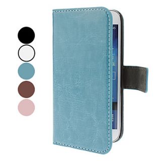 Solid Color PU Leather Case for Samsung Galaxy S4 mini I9190 (Assorted Colors)