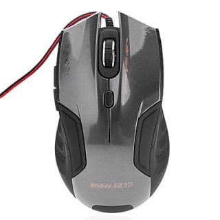 Ergonomic Design Imported Chips ABS Material PlugPlay Mebao V2 Game Class Optical Mouse(Black)