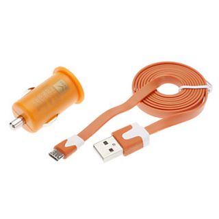 Micro Auto Charger for Samsung Mobile Phone (Assorted Colors)