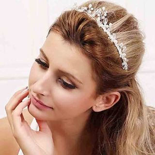 Gorgeous Crystal and Pearl Wedding/Party Headbands/Head Piece(1 Piece Set)
