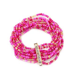 Multilayer Bead Elastic Bracelet (Assorted Color)