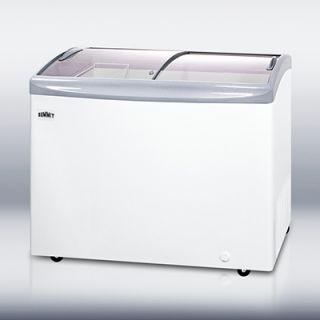 Summit Refrigeration Chest Freezer   10 Tub Capacity, Sliding Glass Lid, Digital Thermometer, 9.4 cu ft