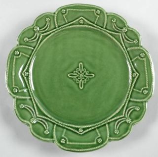 Juliska Ceramics Jardins Du Monde Garden Green Dinner Plate, Fine China Dinnerwa